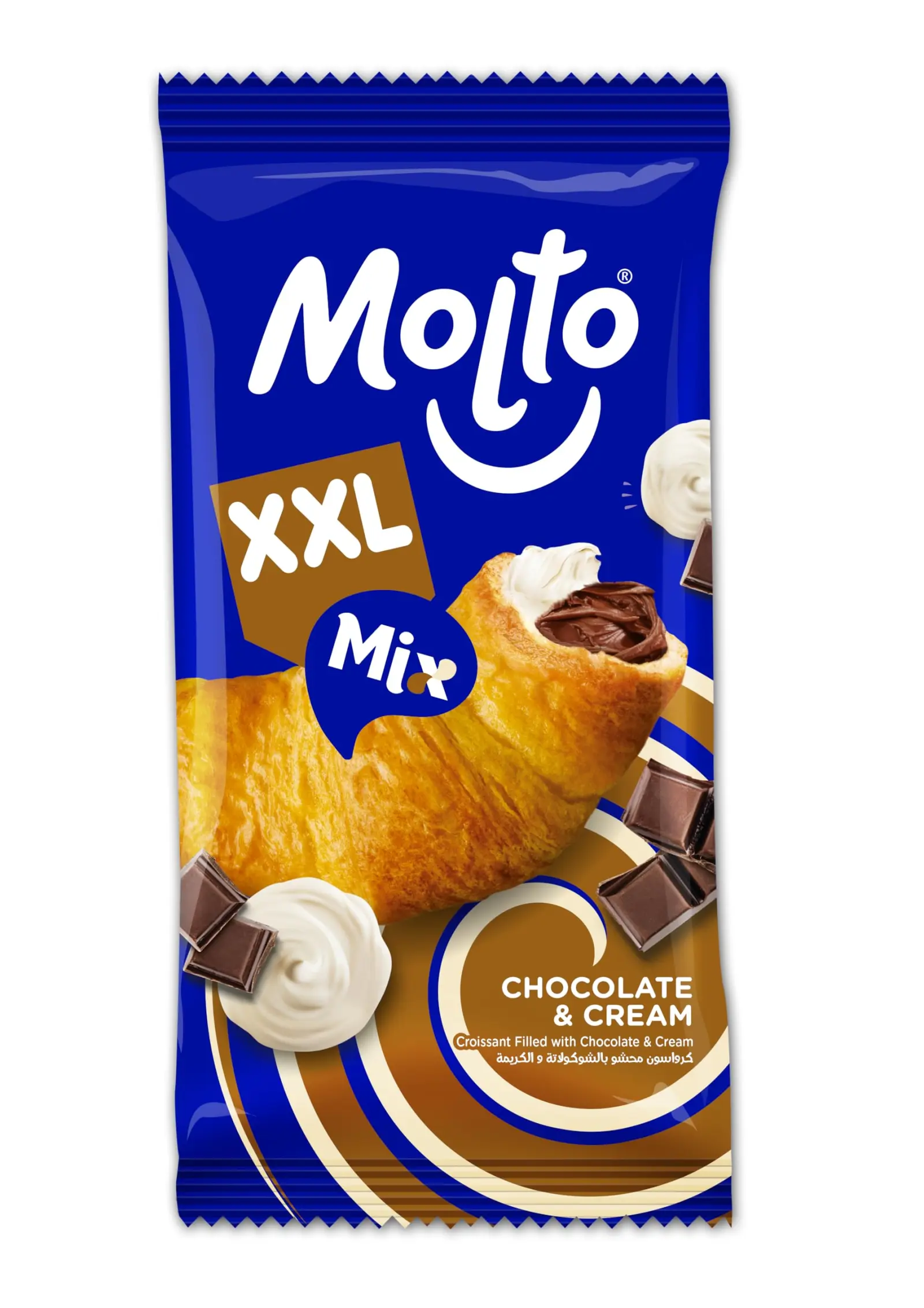 مولتو ب10ج xl شيكولاتة وكريمة