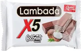 بسكوت لمبادا ب5ج جوز هند