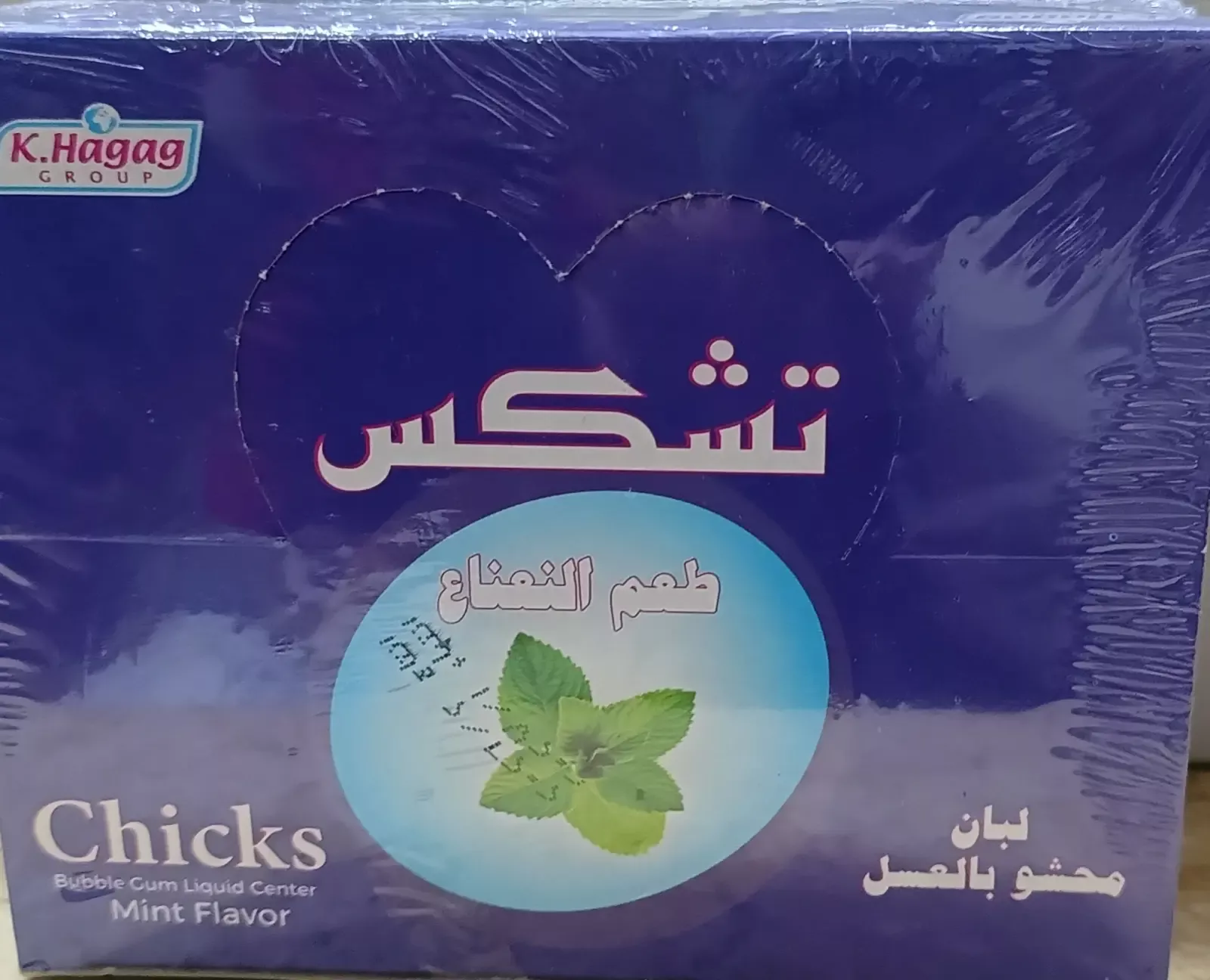 لبان تشيكس بالعسل بطعم النعناع